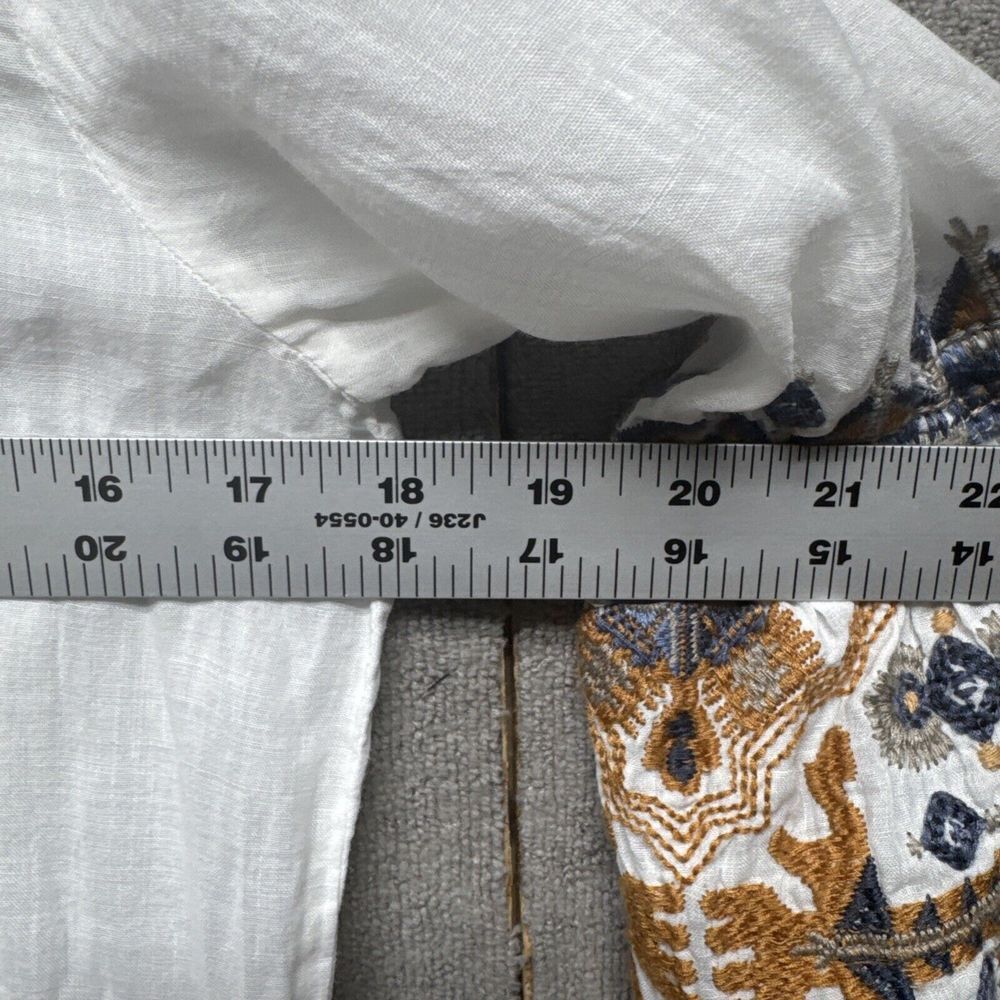 Johnny‎ Was Workshop Tunic Embroidered Top Small Dress Swim Cover Up - Picture 7 of 10